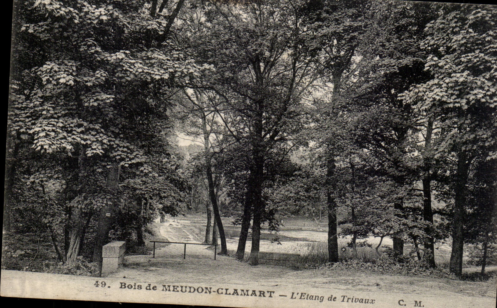 CPA Holz von Meudon Clamart der Teich von Trivaux