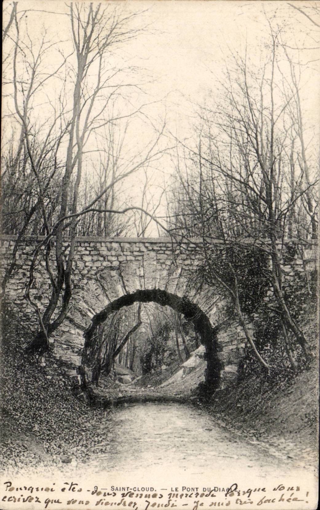 CPA Saint Cloud Park the bridge of the devil