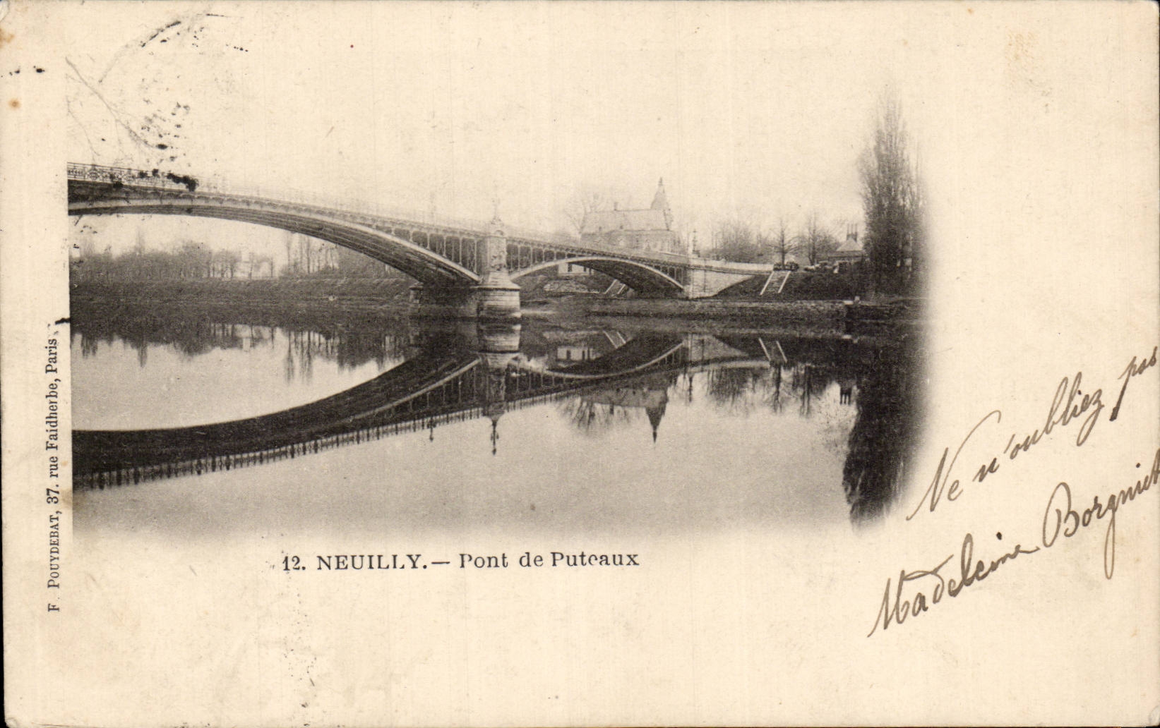 CPA Neuilly l'etang de Puteaux