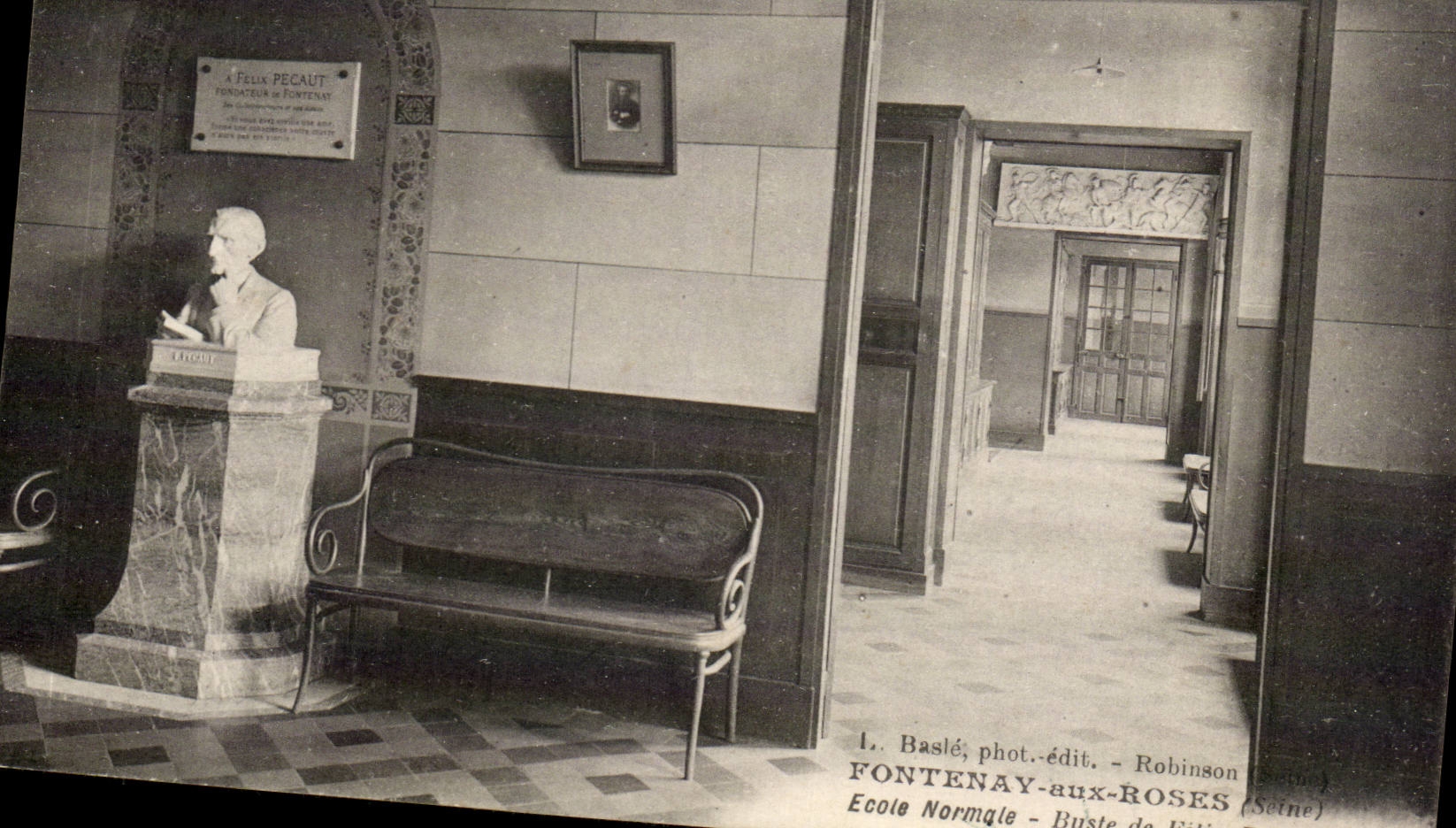 CPA Fontenay mit der Rosa Lehrer-Ausbildungsstatte Bsute von Felix Pecaut