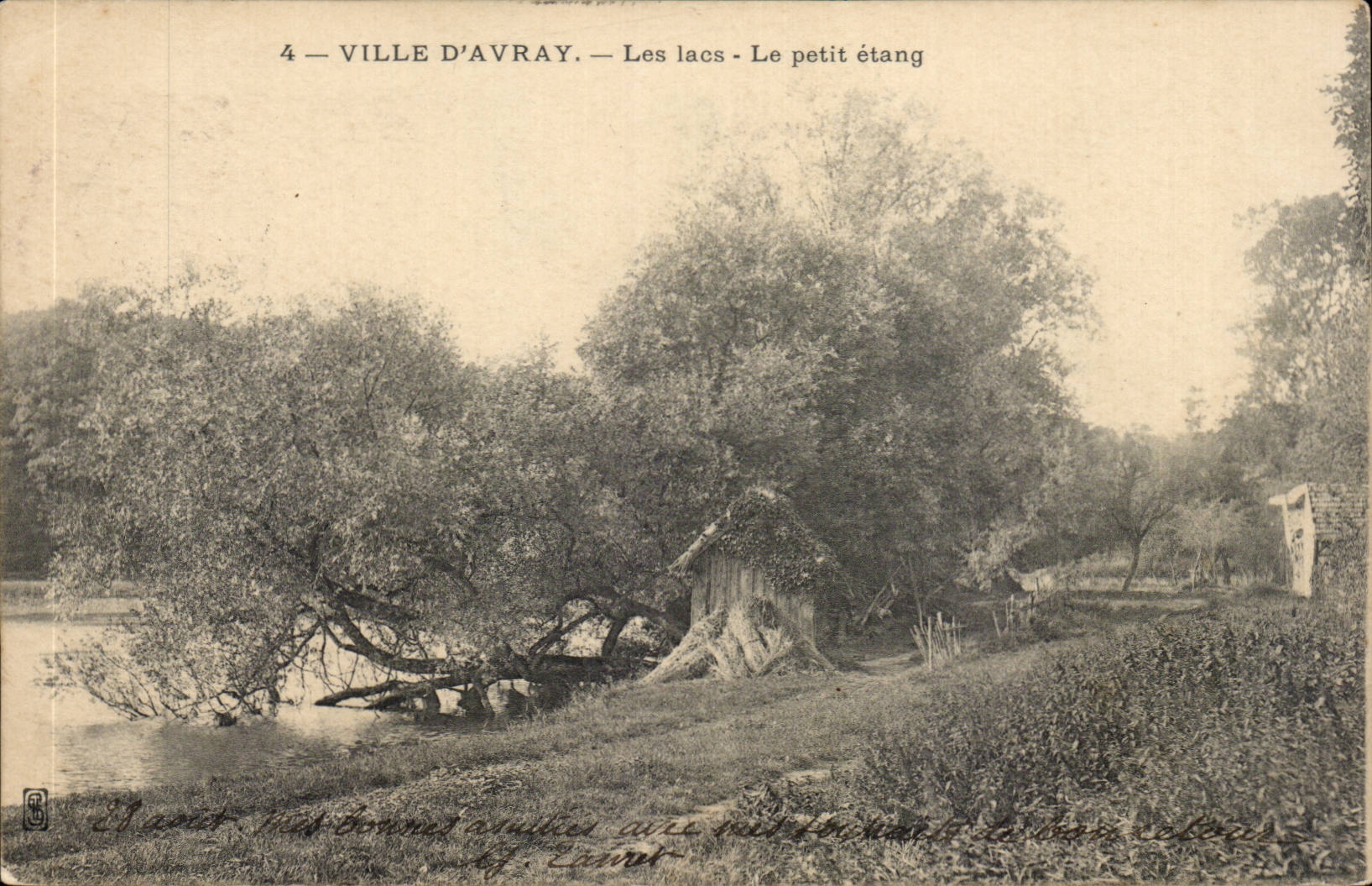 CPA Ville d'Avray Les lacs Le petit etang