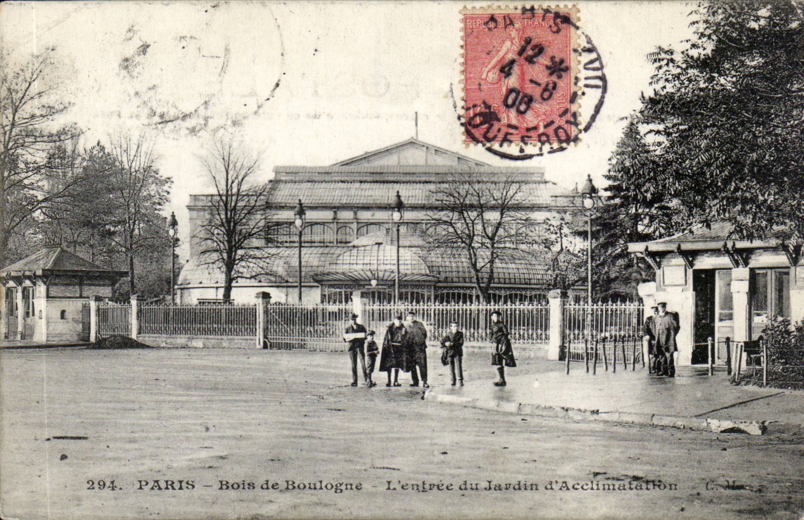 CPA Paris Bois de Boulogne L'entree du jardin d'acclimatation