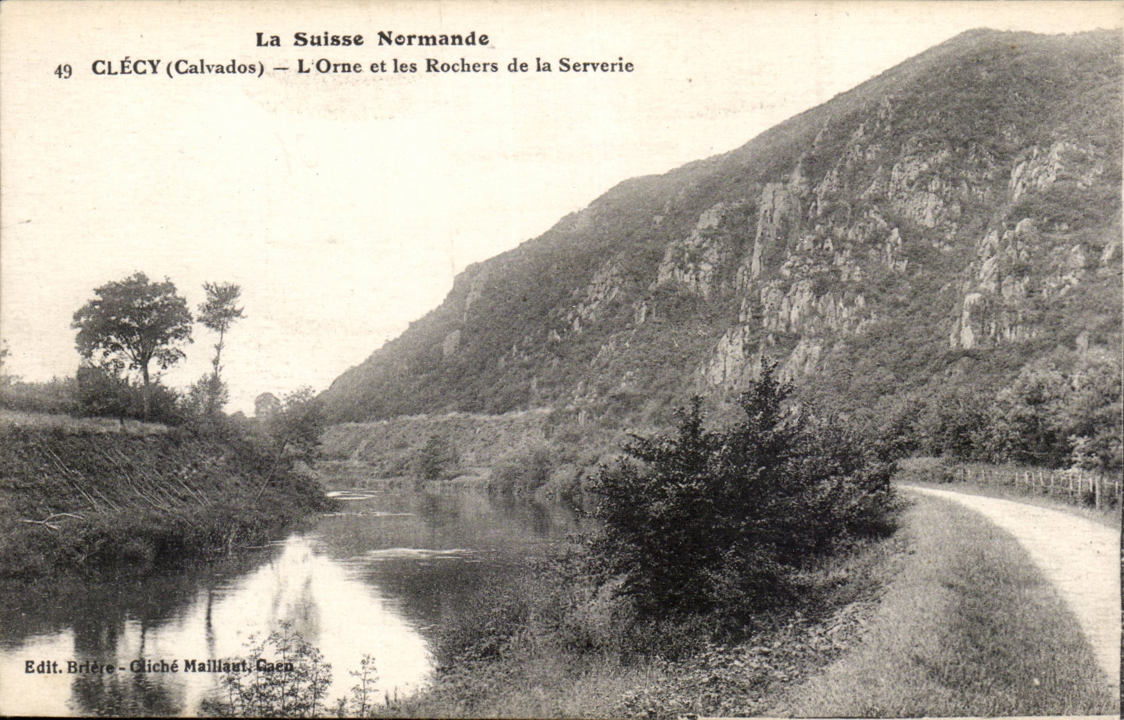 CPA Clecy the Orne and rocks of Serveri