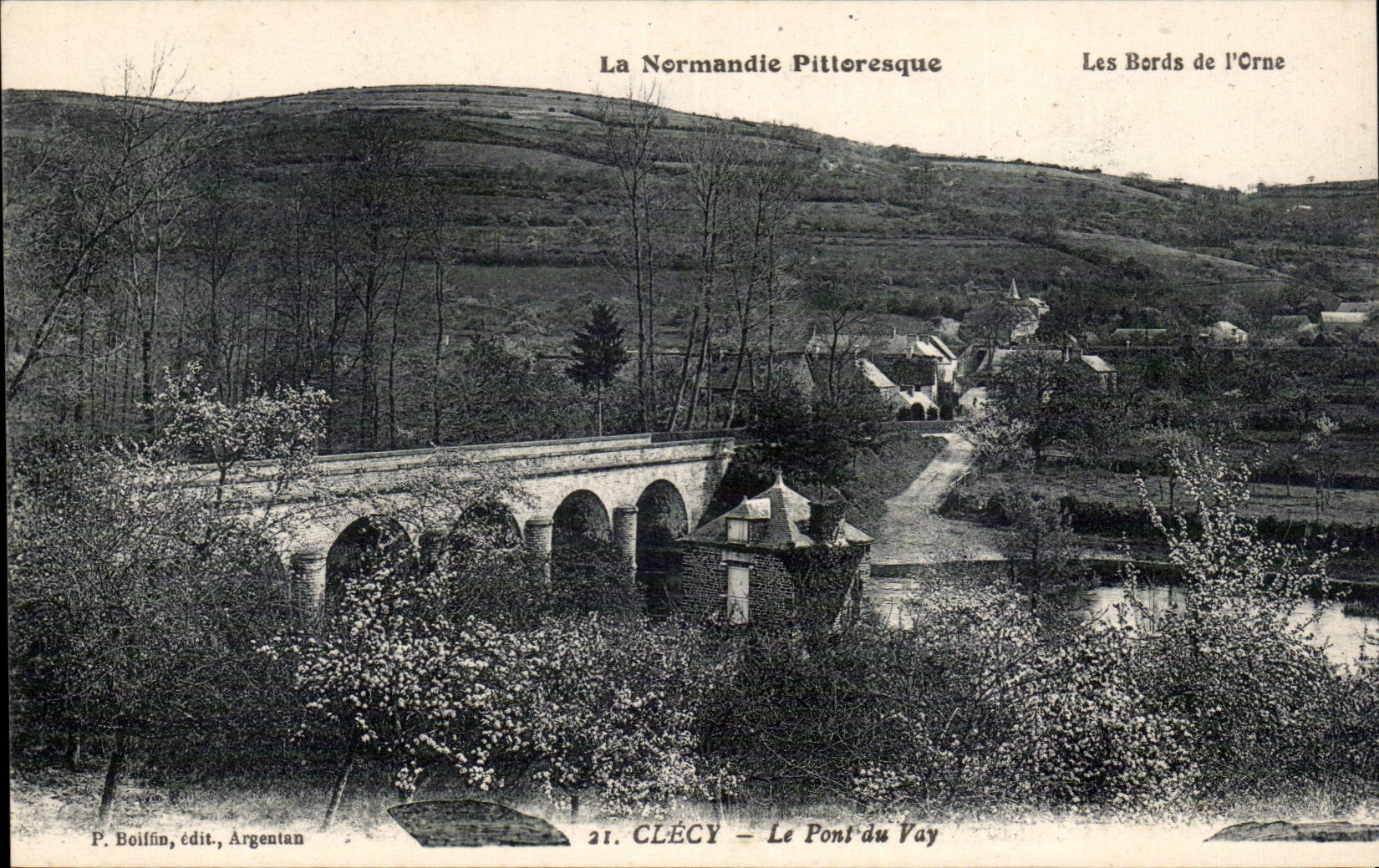 CPA Clecy edges of Orne the bridge of Vay