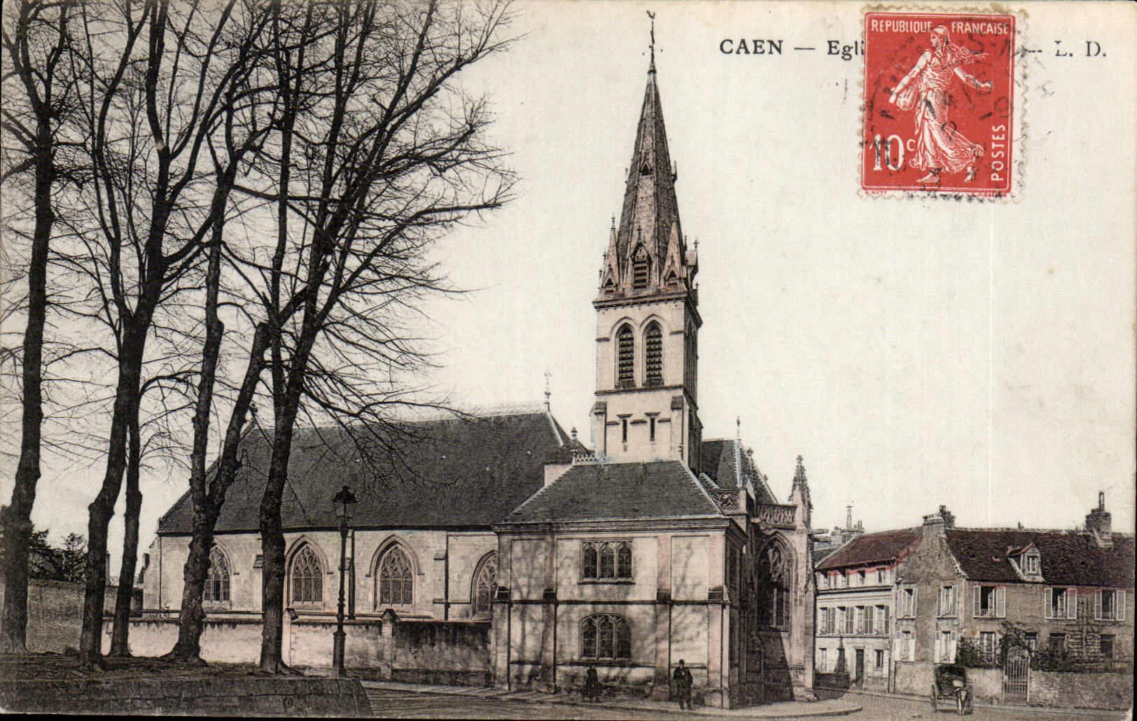 CPA Caen Kirche