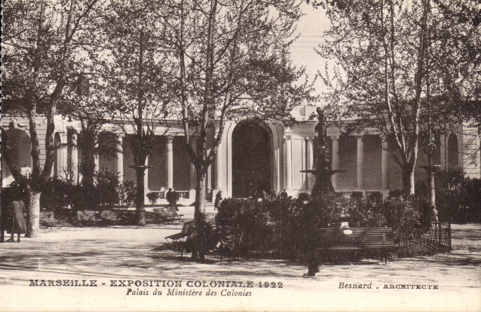CPA Marseille Exposition coloniale 1922 Palais du Ministere des Colonies