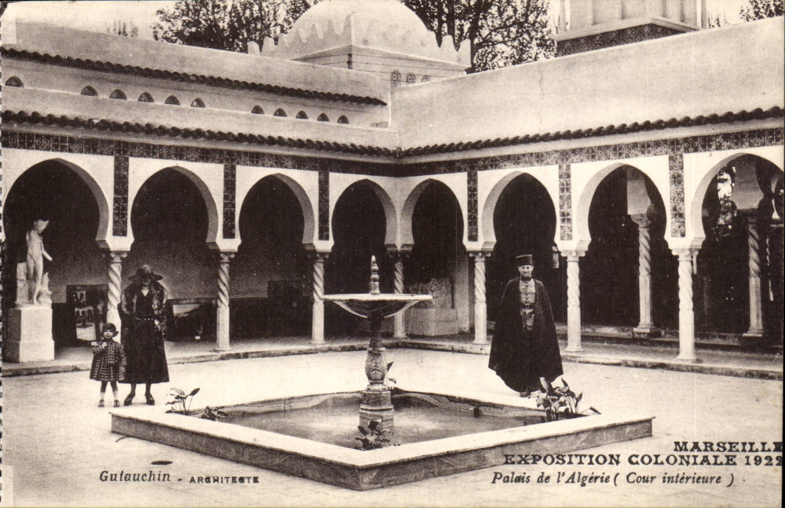 CPA Marseille Exposition coloniale 1922 Palais de l'Algerie