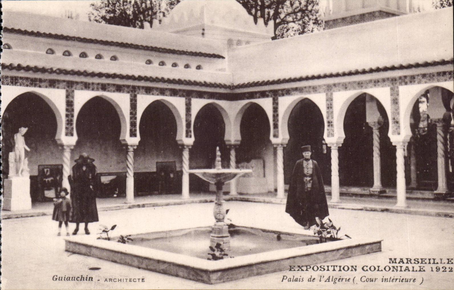 CPA Marseille Exposition coloniale 1922 Palais de l'Algerie