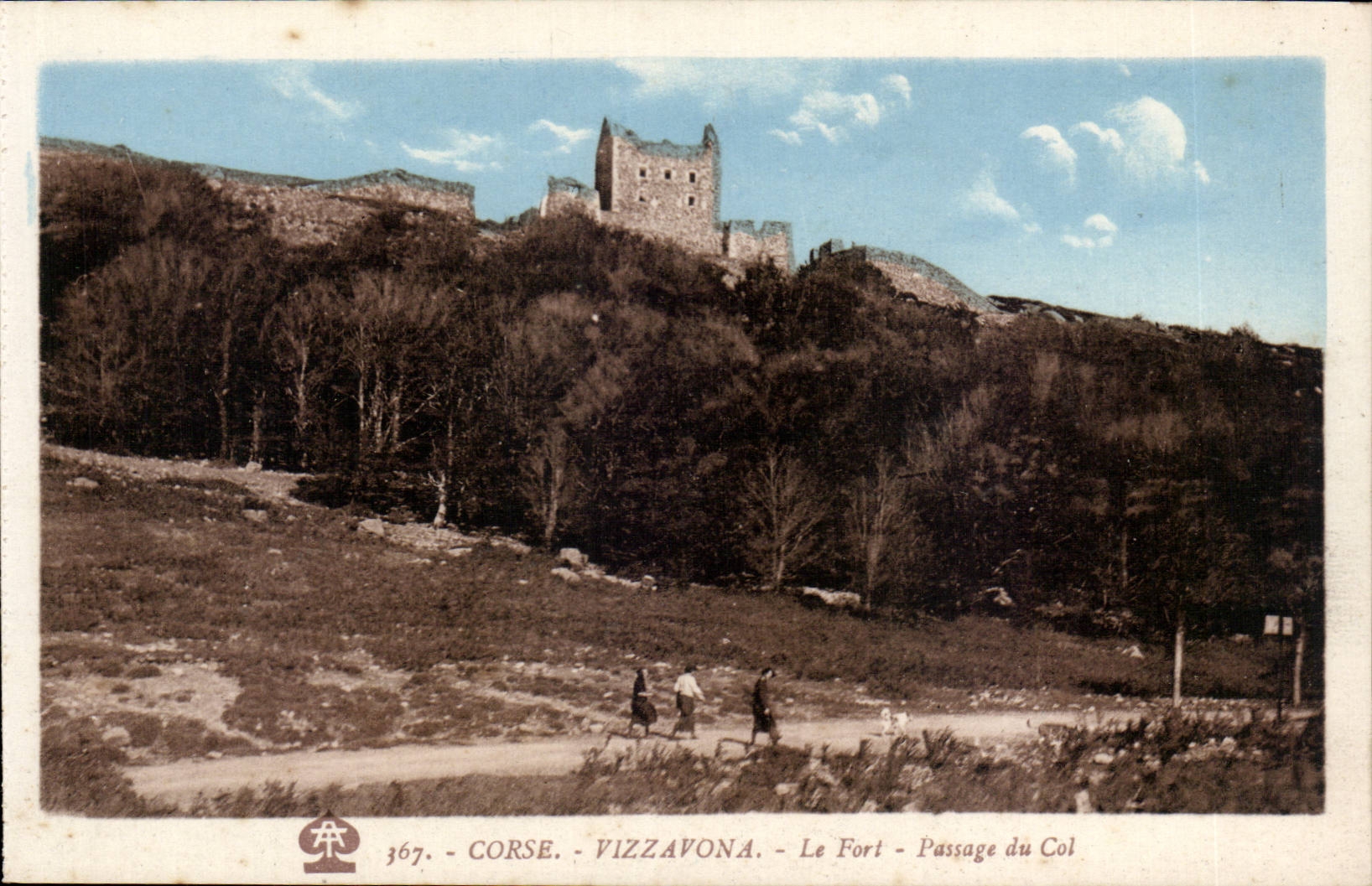 CPA Corse Corsica Vizzavona Le fort Passage du col