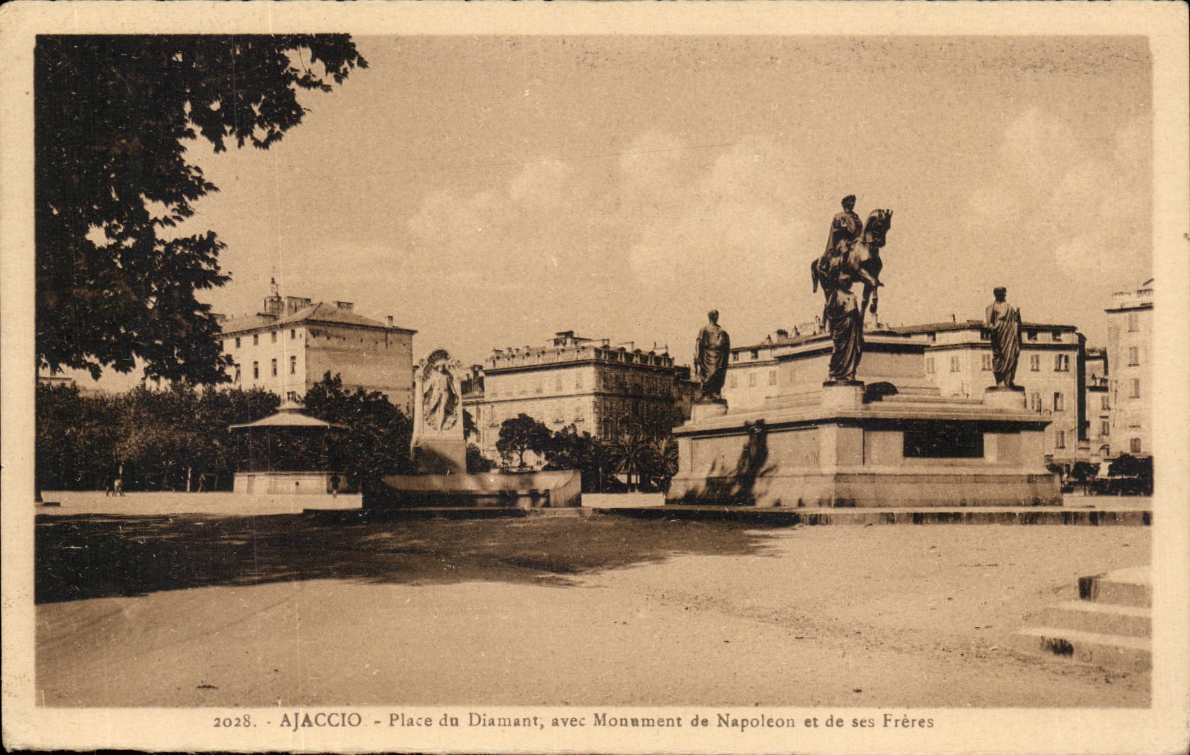 Korsika - Korsika - Ajaccio - Ort des Diamanten mit Denkmal von Napoleon I - CPA