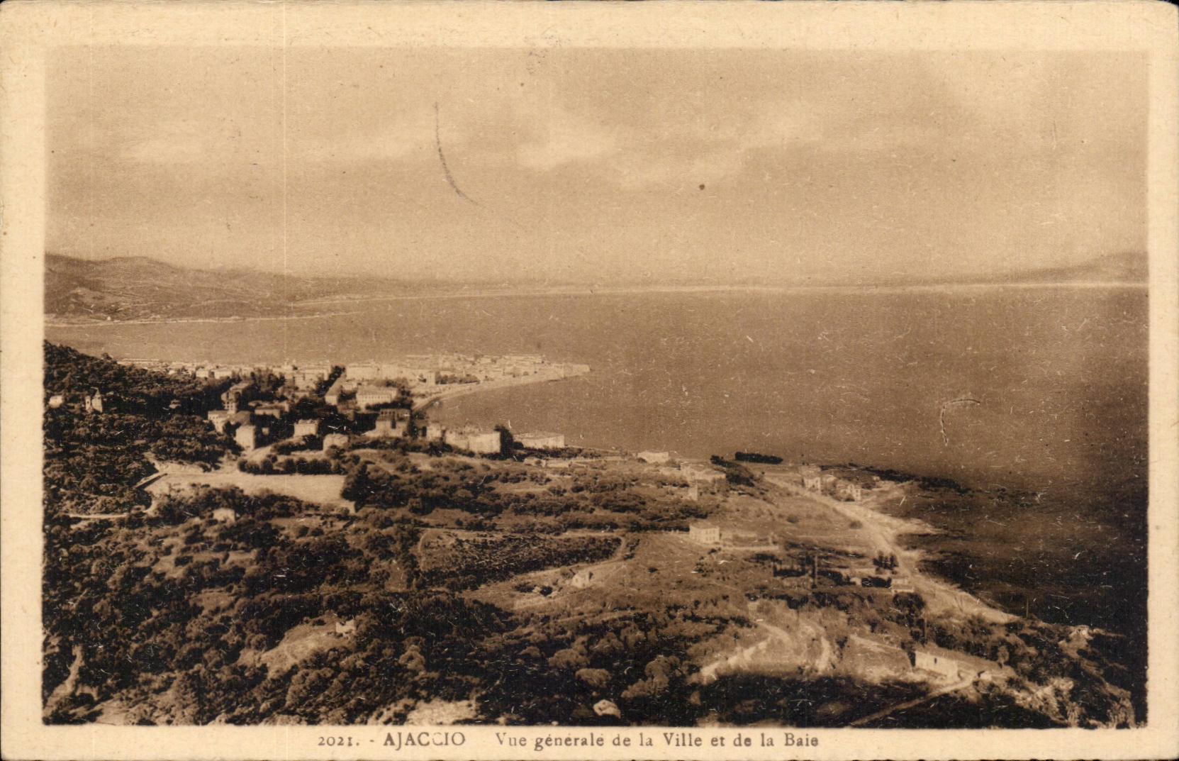 Korsika - Korsika - Ajaccio - View der Stadt und der Bucht - CPA