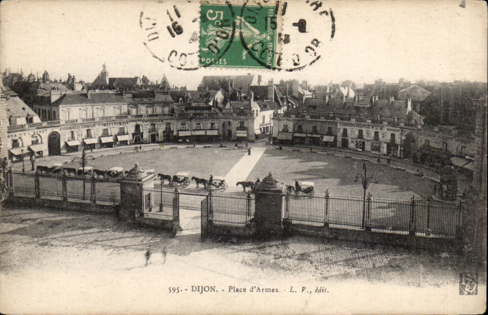 Dijon - Place of Weapons - CPA