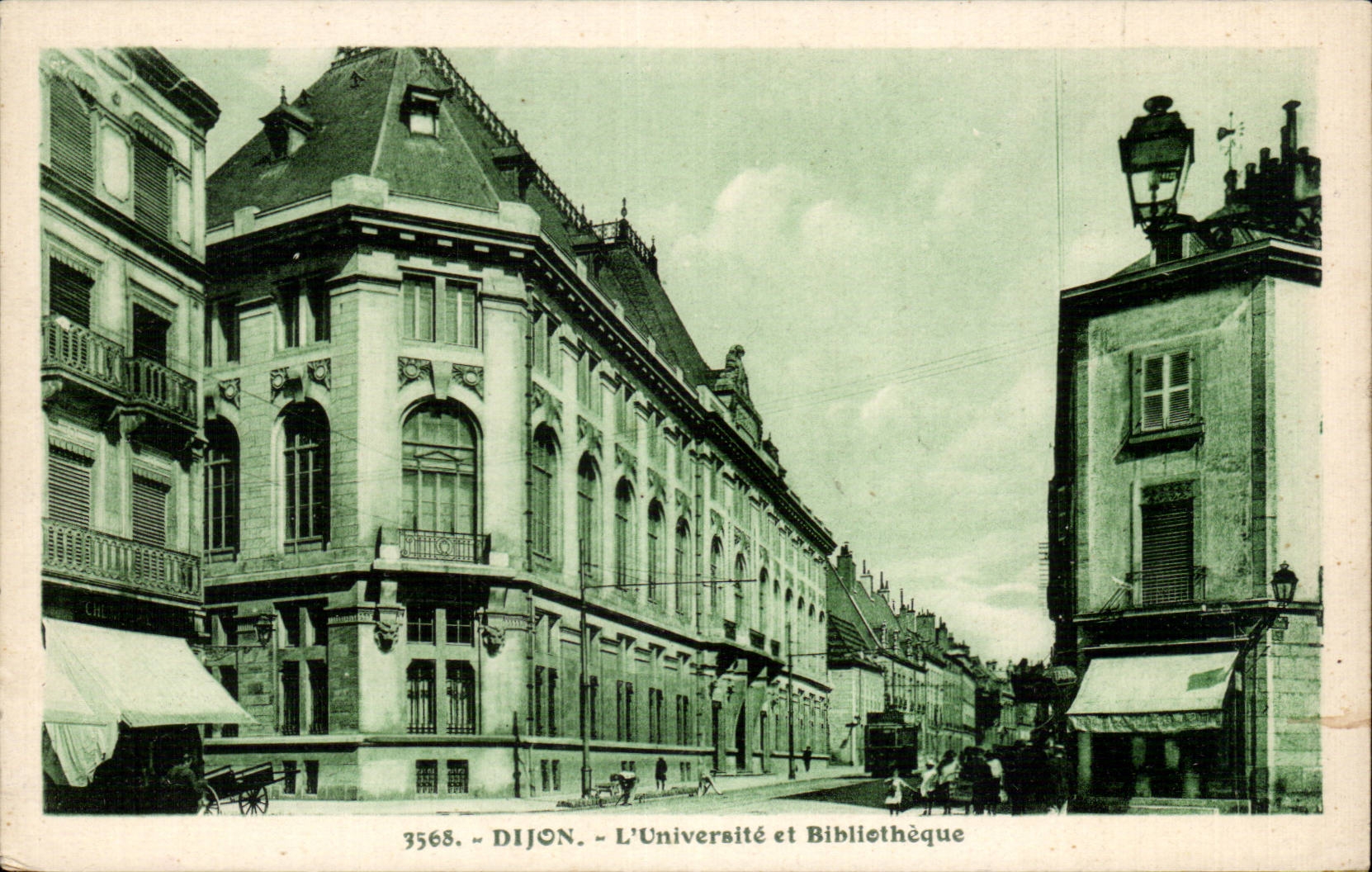 Dijon - the University and Library Library - CPA