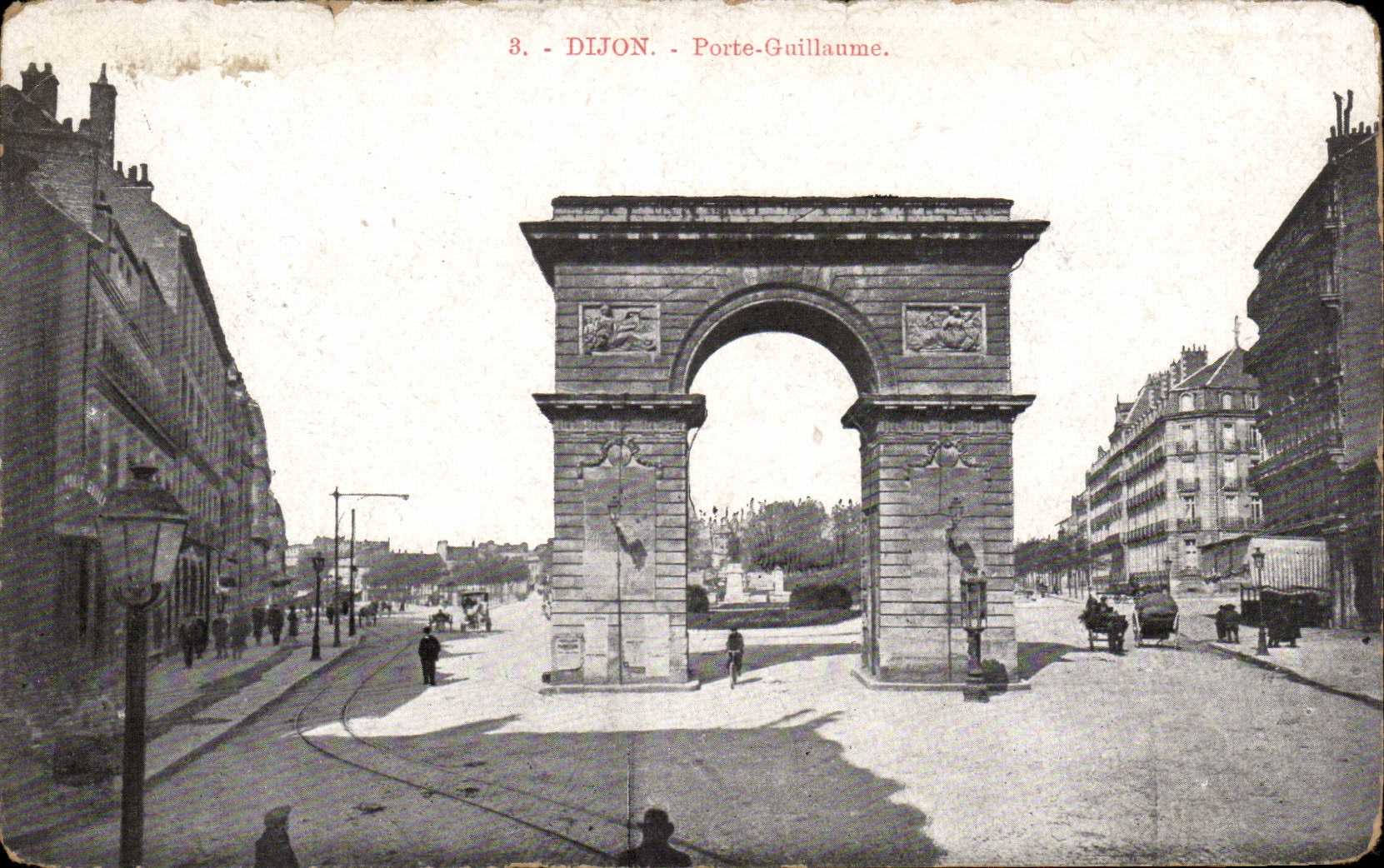 Dijon - Guillaume Gate - CPA