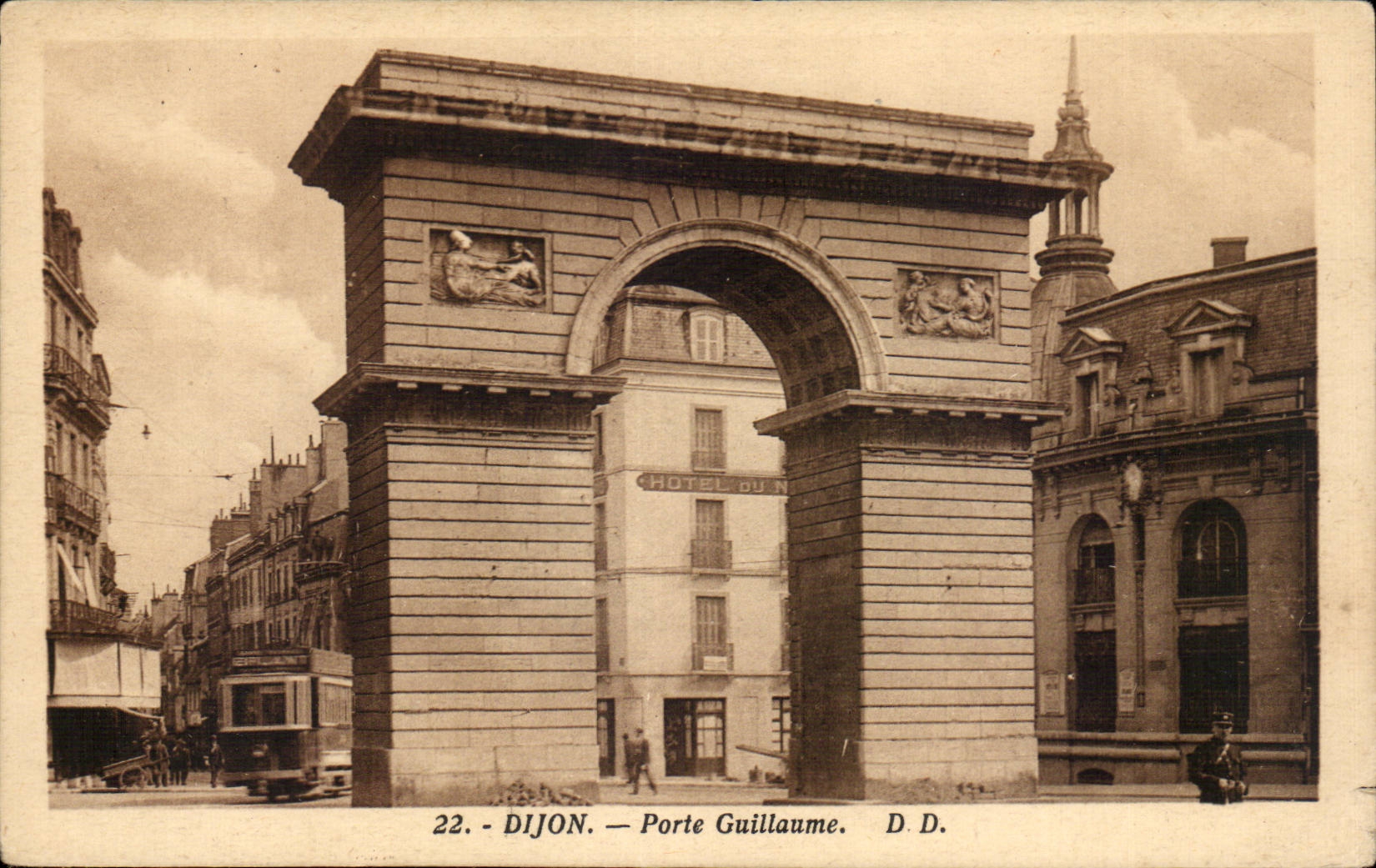 Dijon - Guillaume Gate - CPA