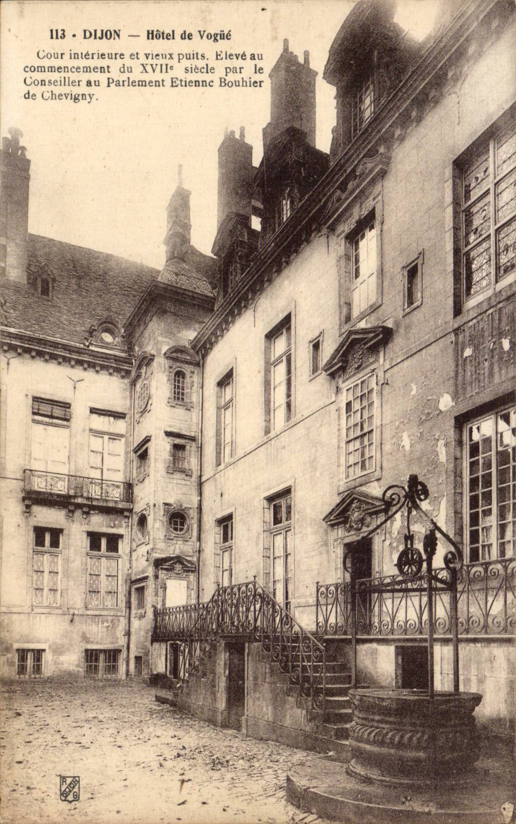 Dijon - Hotel of Vogue - CPA