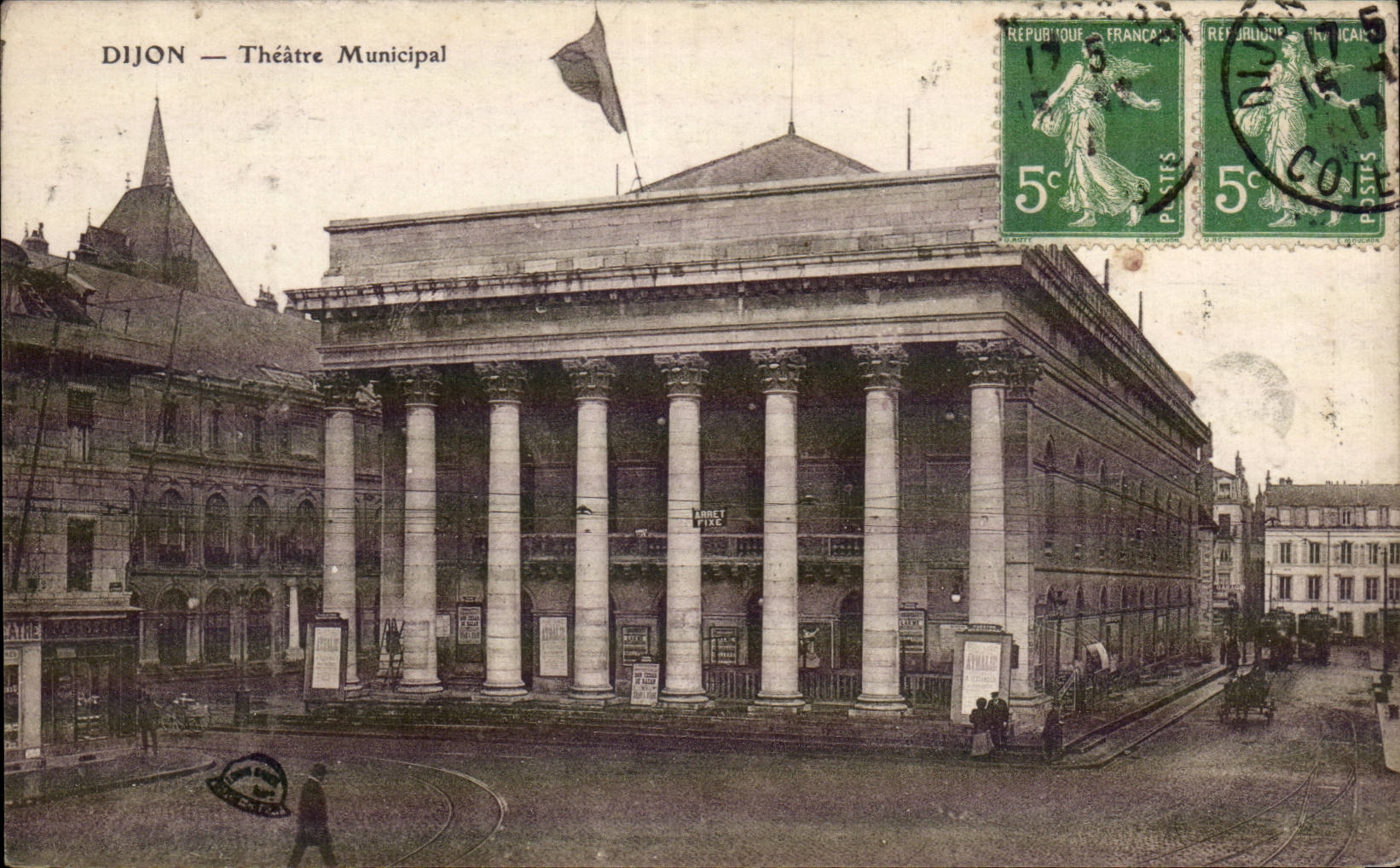 Dijon - stadtisches Theater - CPA