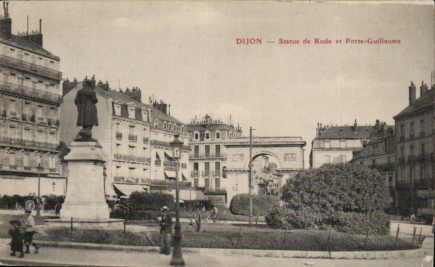 Dijon - Statue von stark - Guillaume-Gatter - CPA