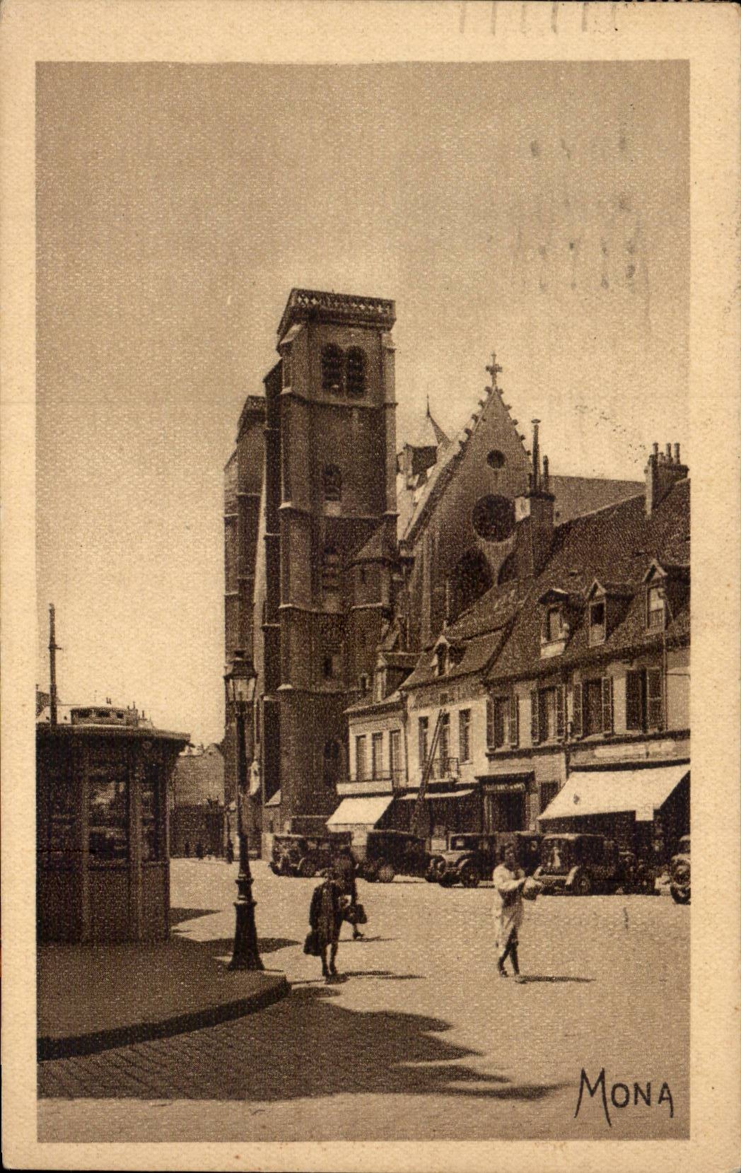 Dijon - Bossuet und Tours der Kirche Saint Jean - CPA