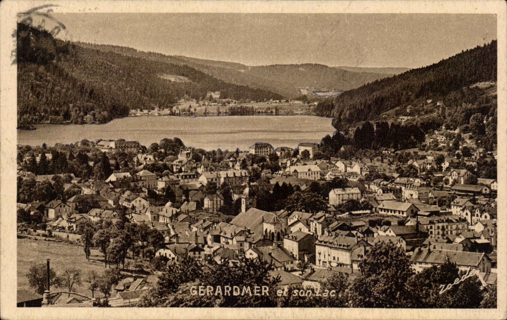 Gerardmer - Its Lake - CPA