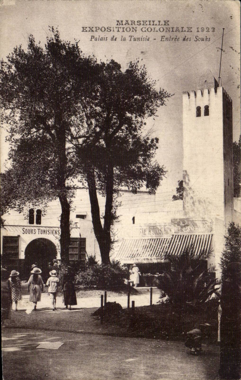 Marseille - Fair Colonial 1923 - Gaumen von Tunesien - Afrika - Afrika - CPA