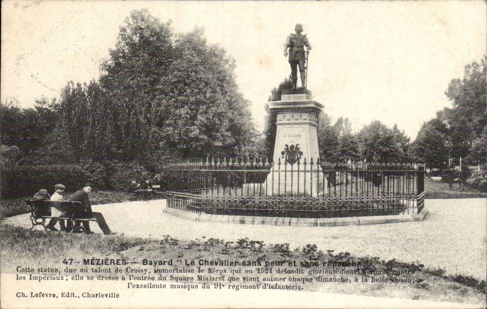 Charleville - Bayard - Knight without fear - CPA