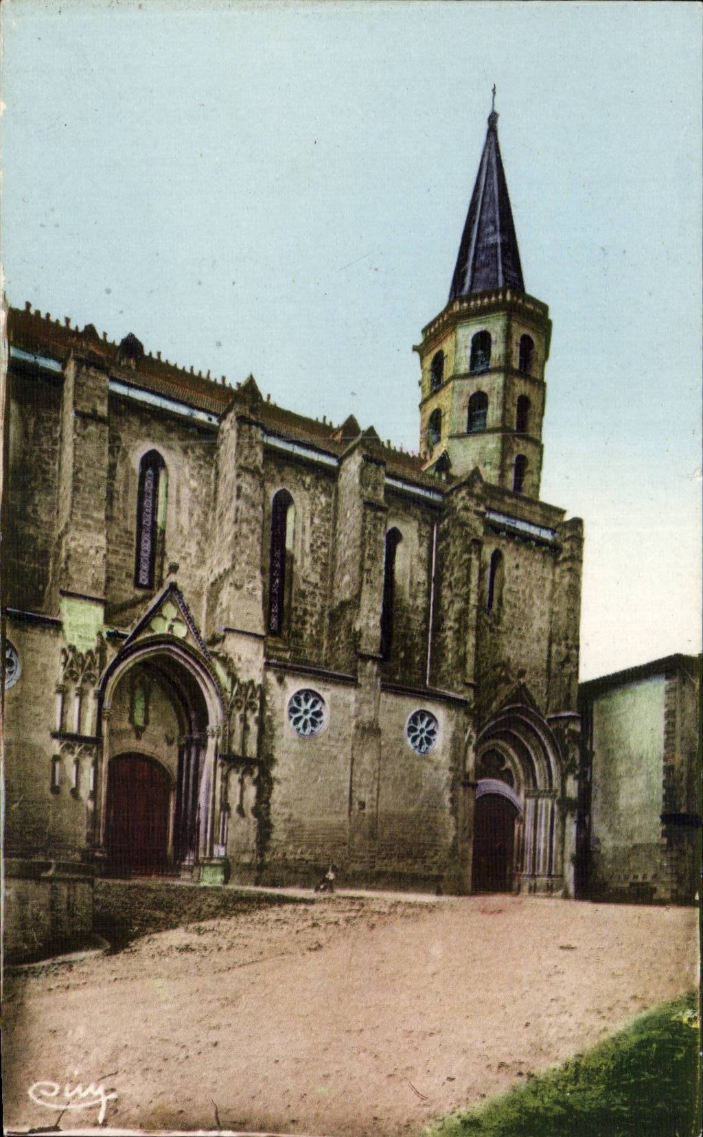 Castelnaudary - the Church St Michel - CPA
