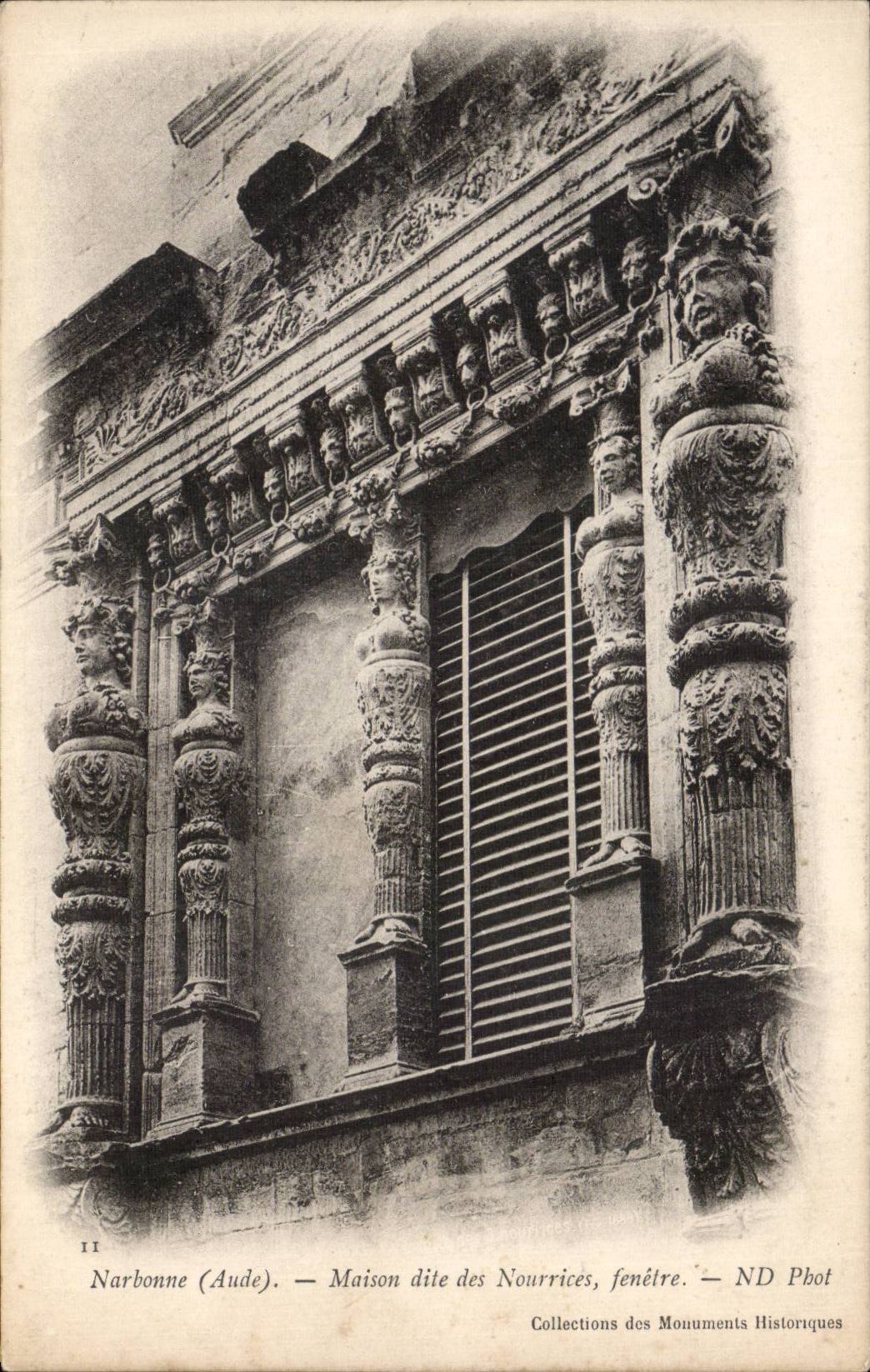 Narbonne - Haus bekannt ab den Krankenschwestern - CPA