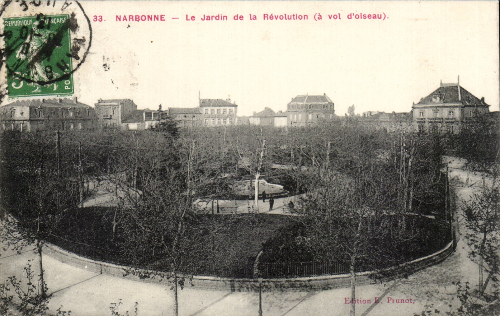 Narbonne - der Garten der Revolution - CPA