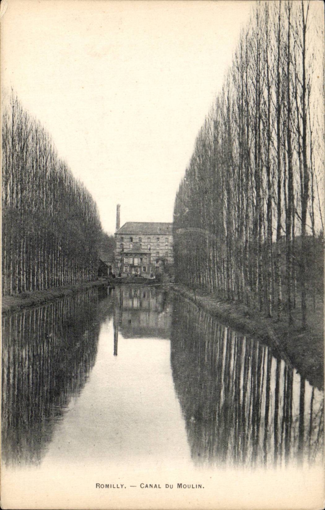 Romilly - Canal of the Mill - CPA