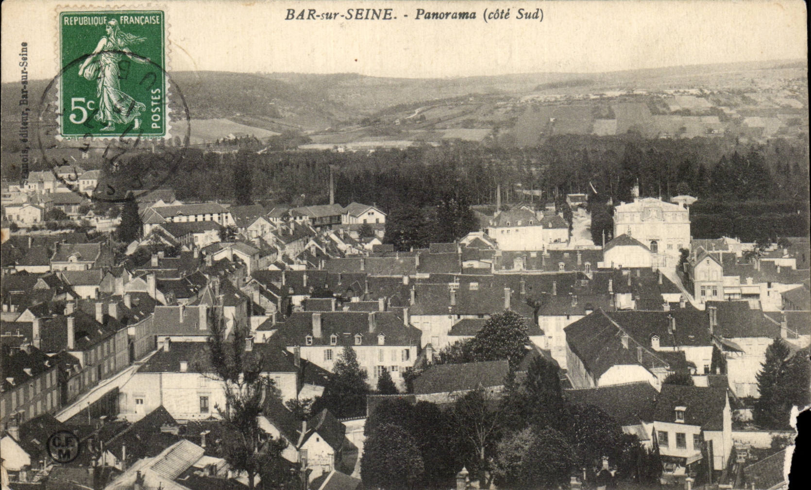 Bar on the Seine - Panorama - CPA