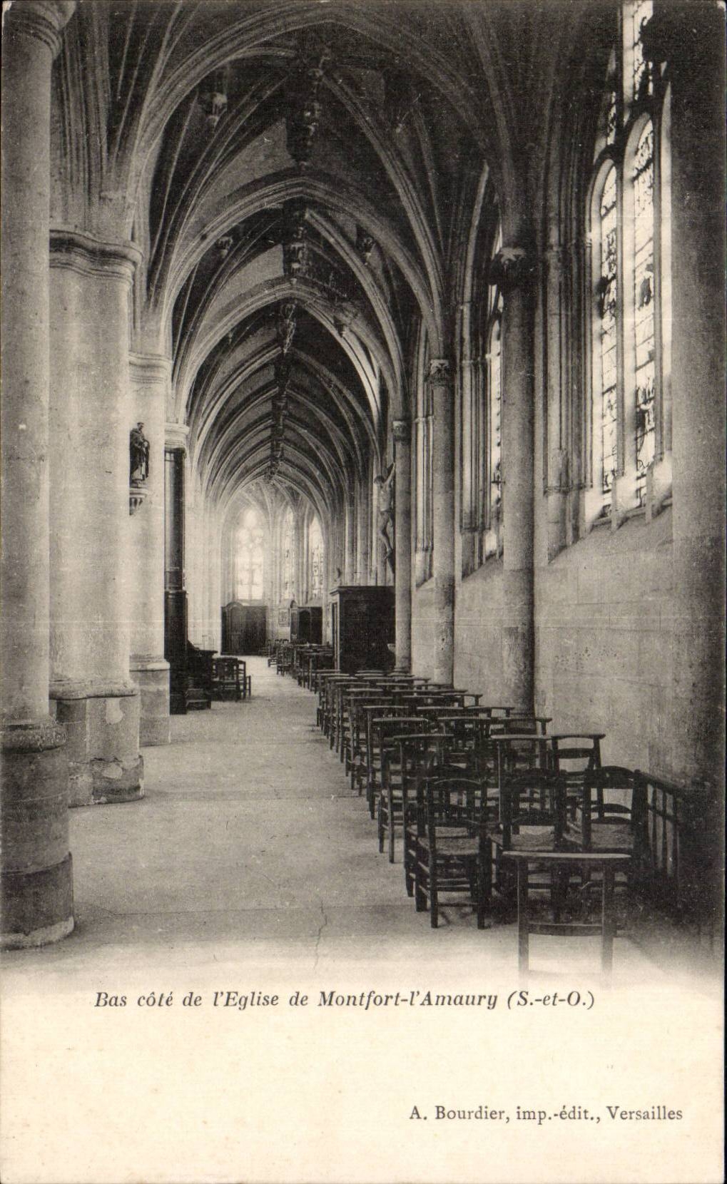 Montfort - Amaury - die Kirche - CPA