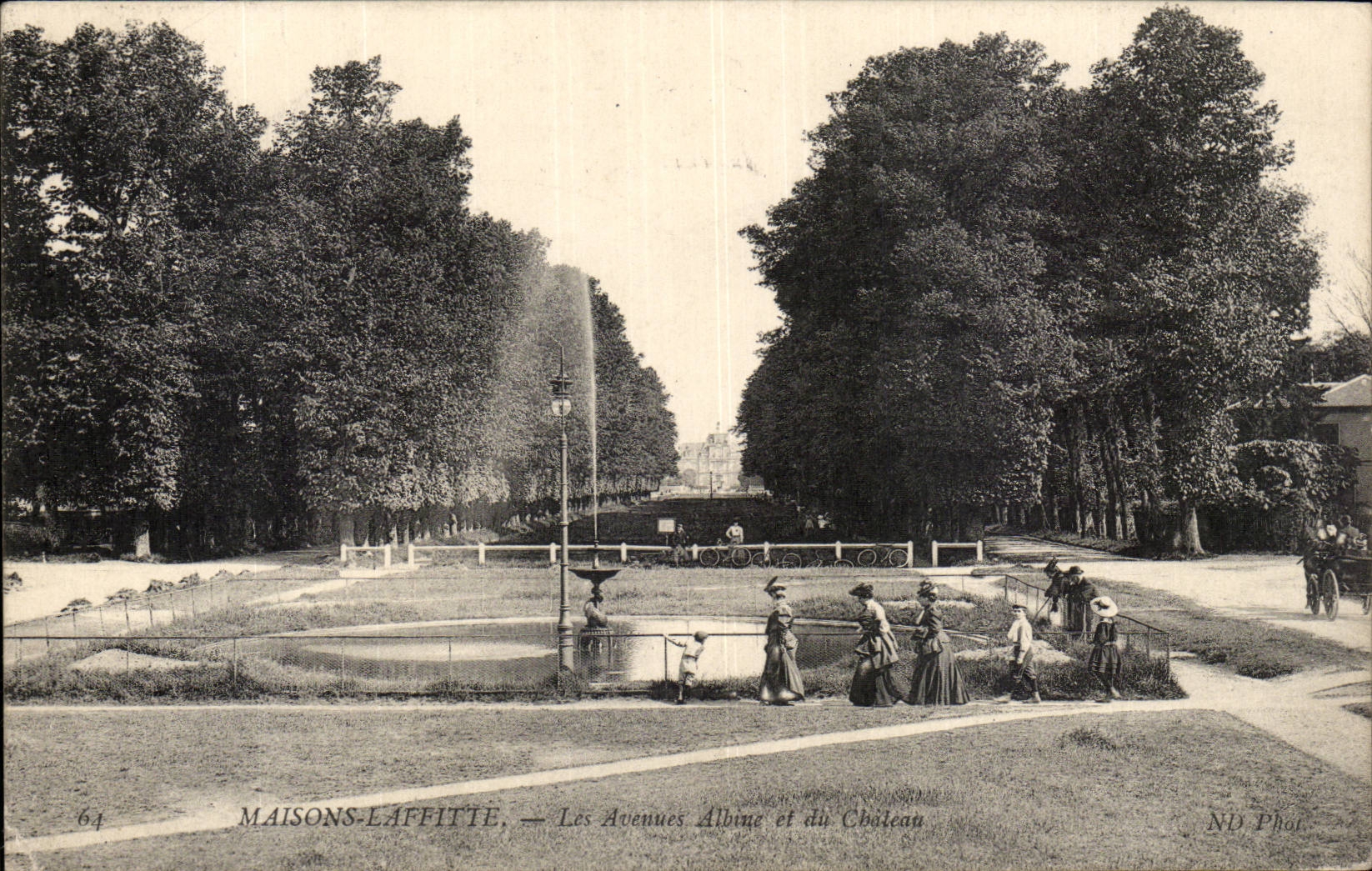 Laffitte houses - Avenues of the Castle Nice shot - CPA