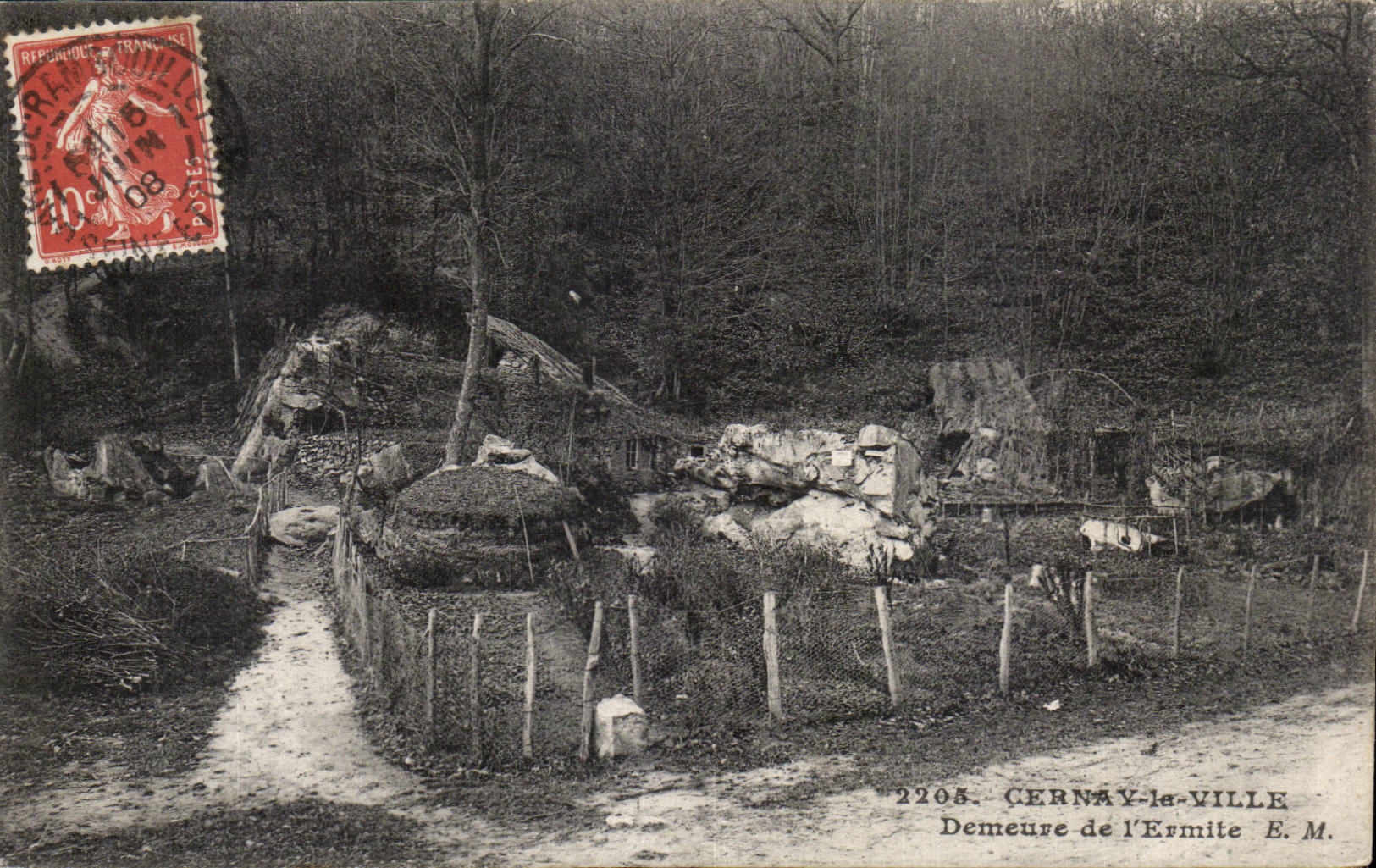 Cernay the City - Residence of Ermile - CPA