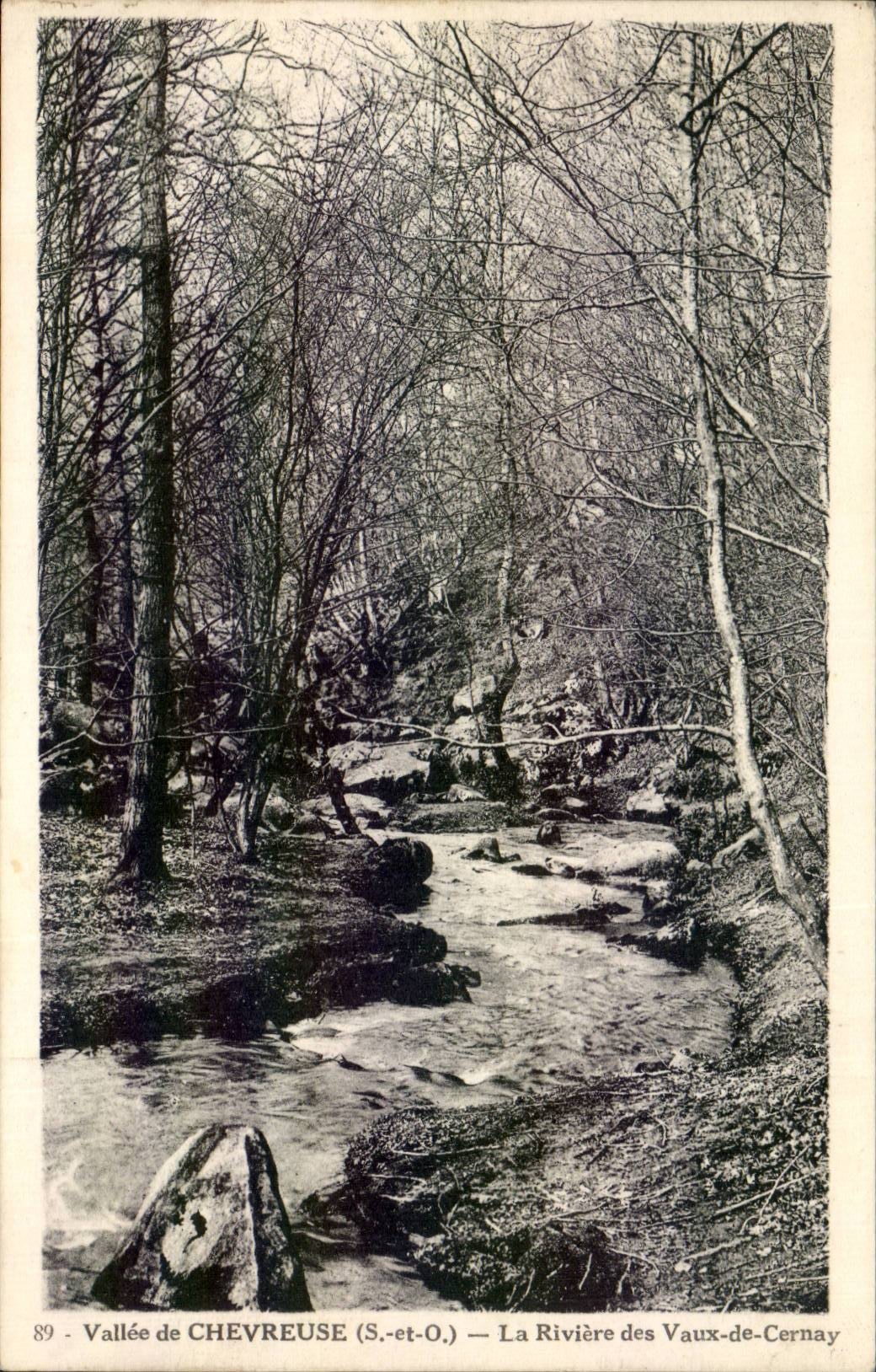 River of Be worth of Cernay - Vallee de Chevreuse CPA