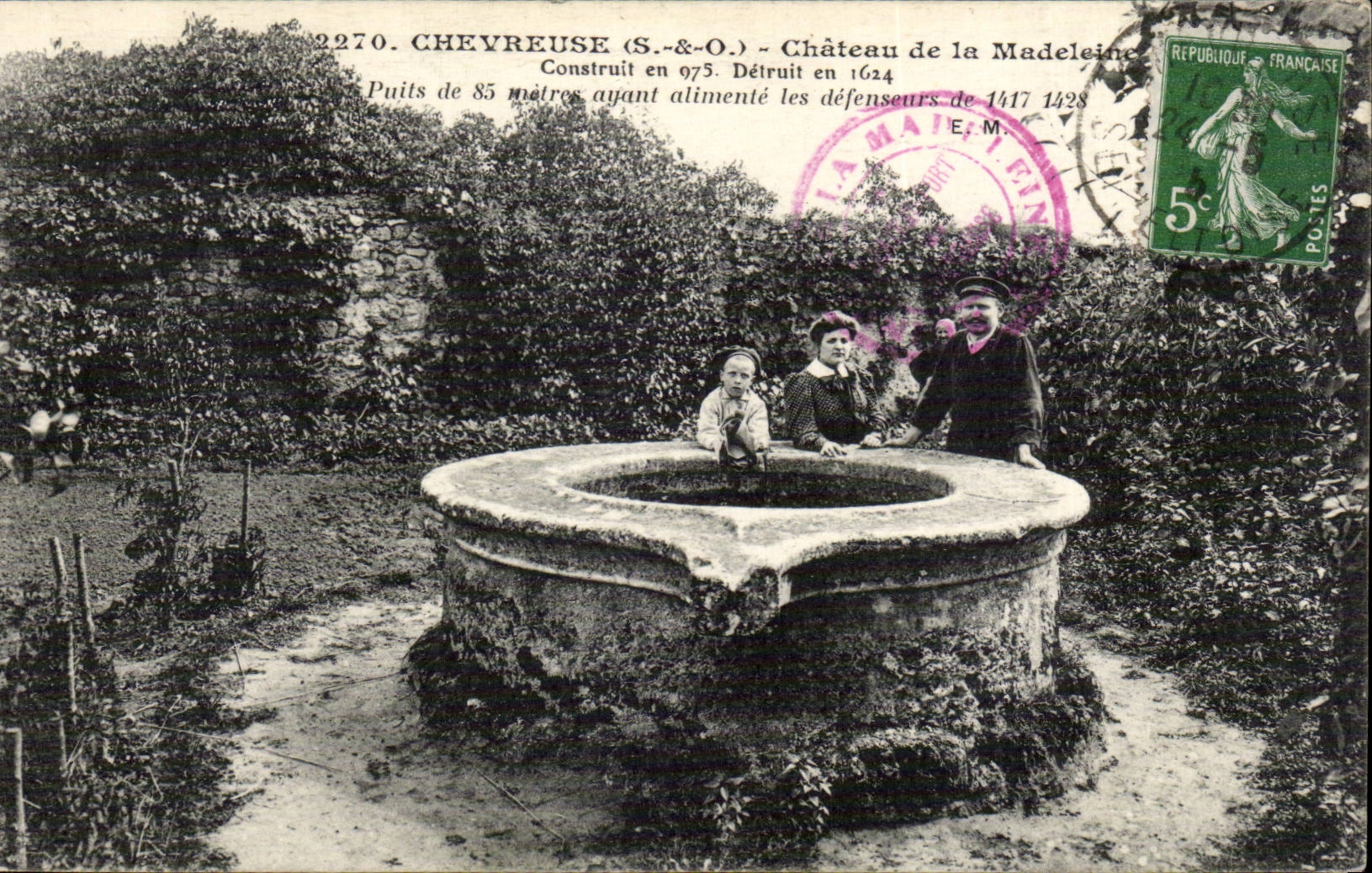 Chevreuse - Castle of Madeleine CPA