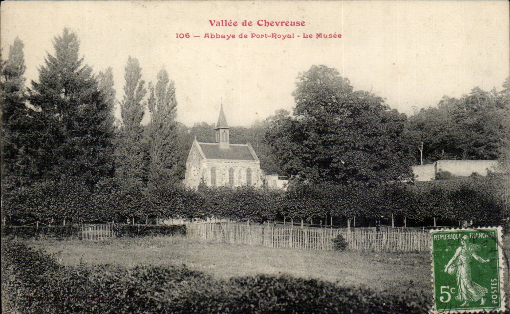 Vallee de Chevreuse - Abbey of Royal Port - Museum CPA