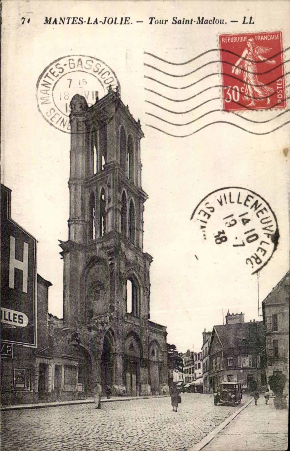 Mantes the Pretty - Turn Saint Maclou - CPA