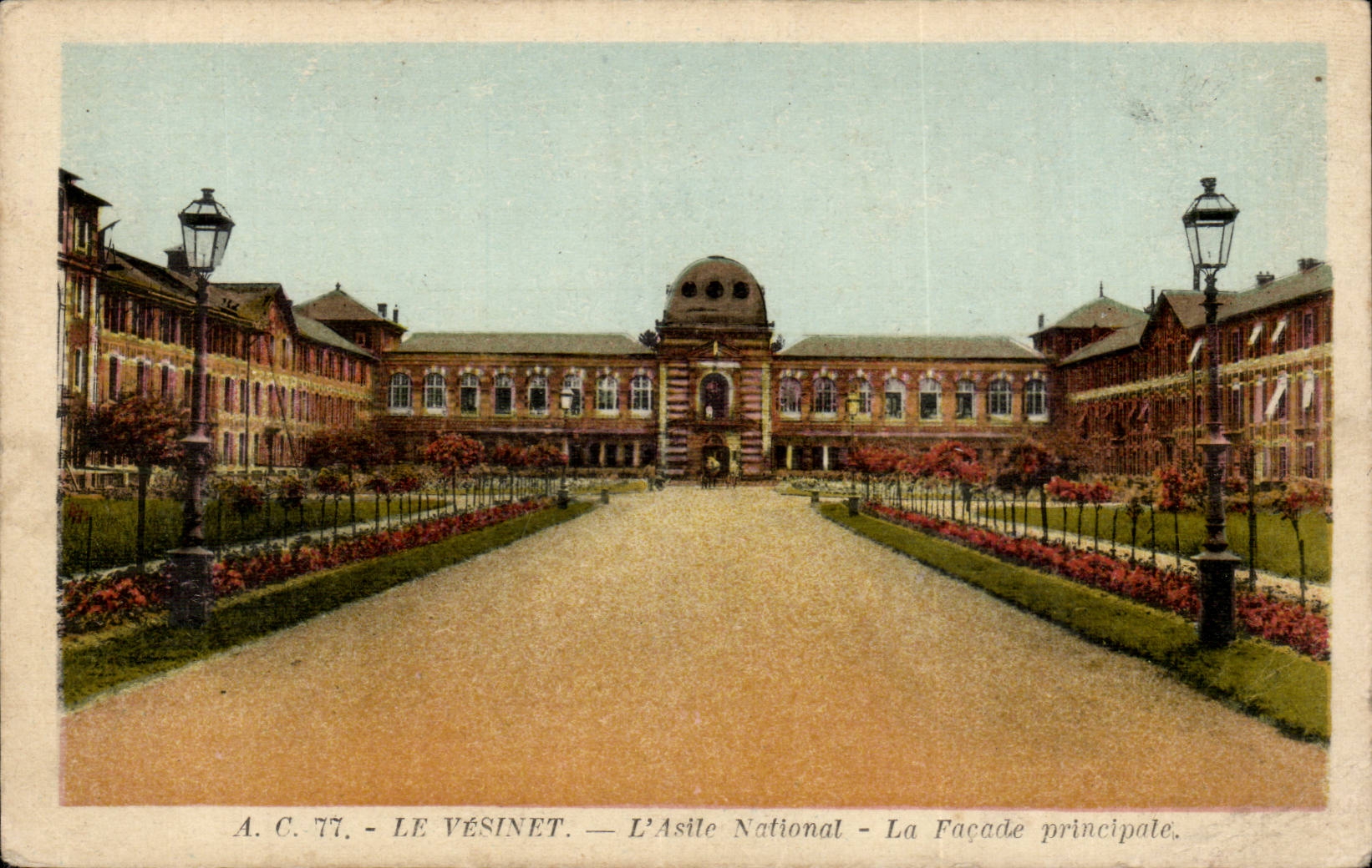 Vesinet - National Asylum - the Frontage - CPA