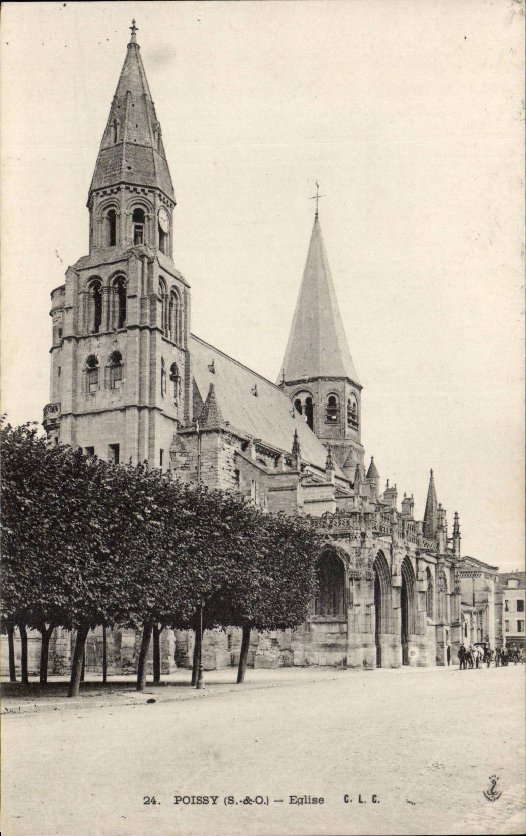 Poissy - Church - CPA