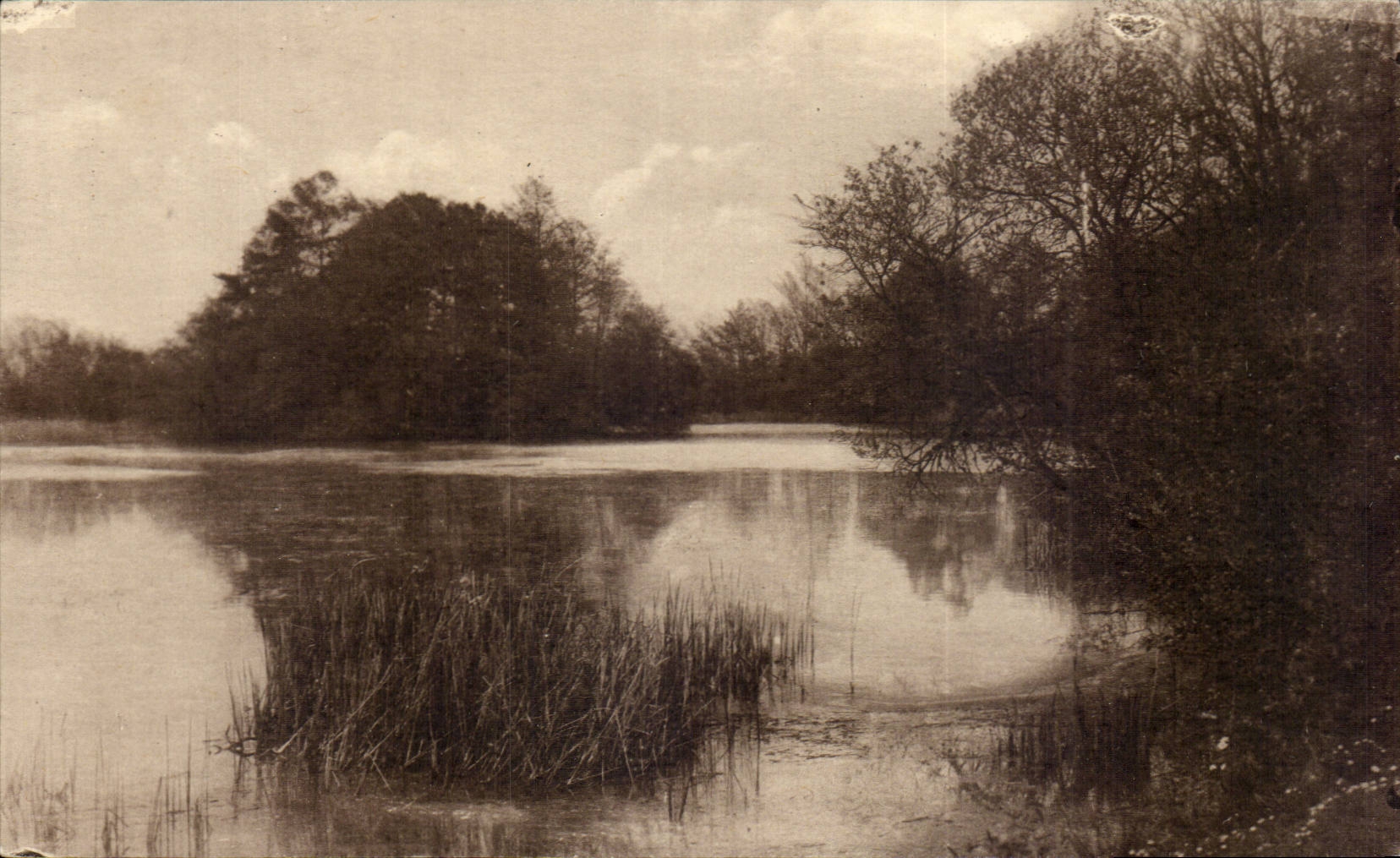 Montfort Amaury - the Pond on the Plain - CPA