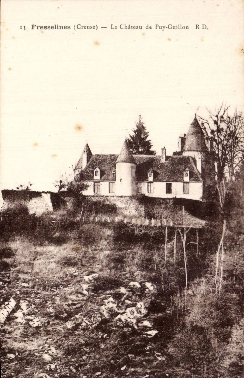 Fresseline - Le Chateau de Puy Guillon - CPA