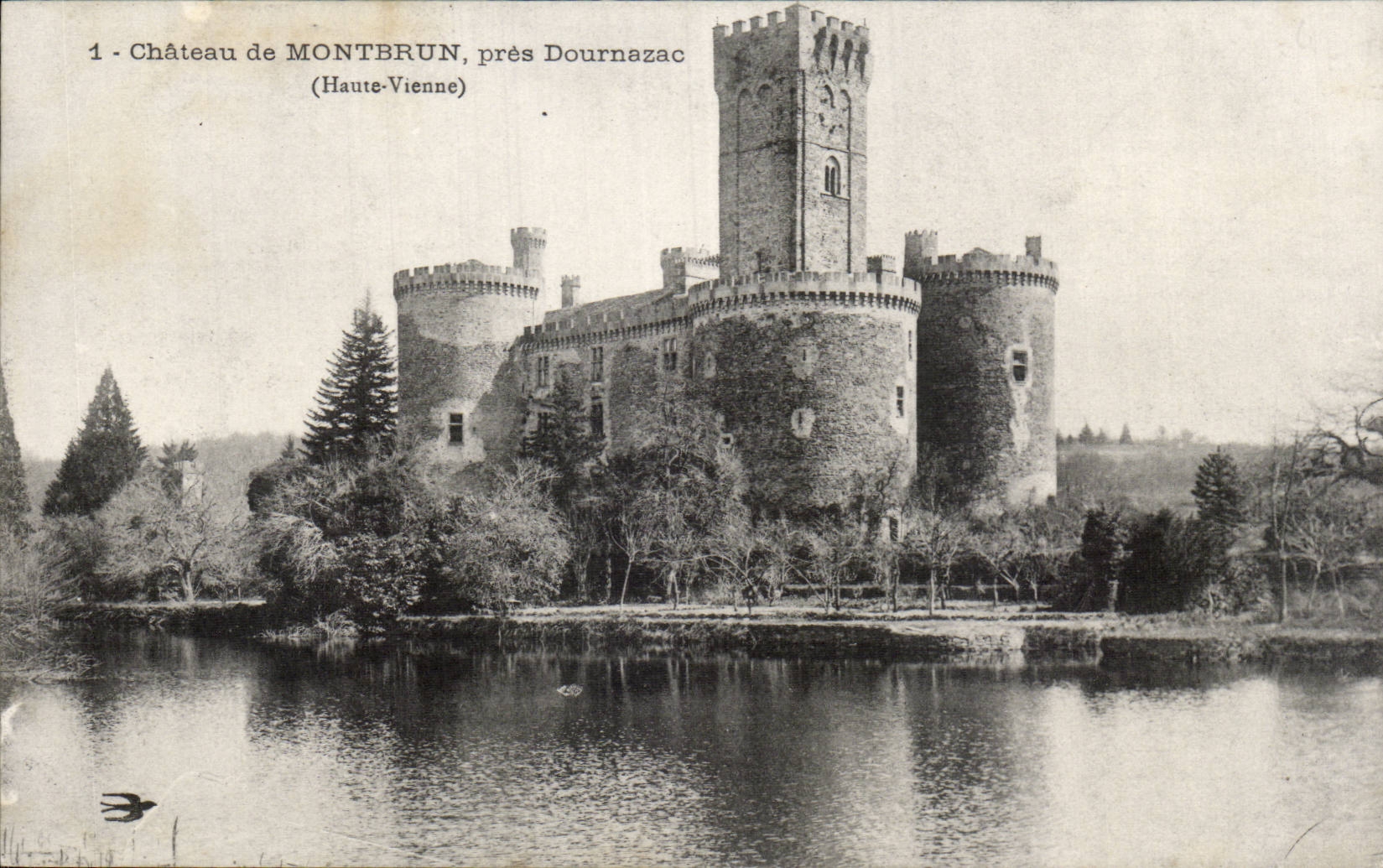 Castle of Montbrun - close Dournazac - CPA