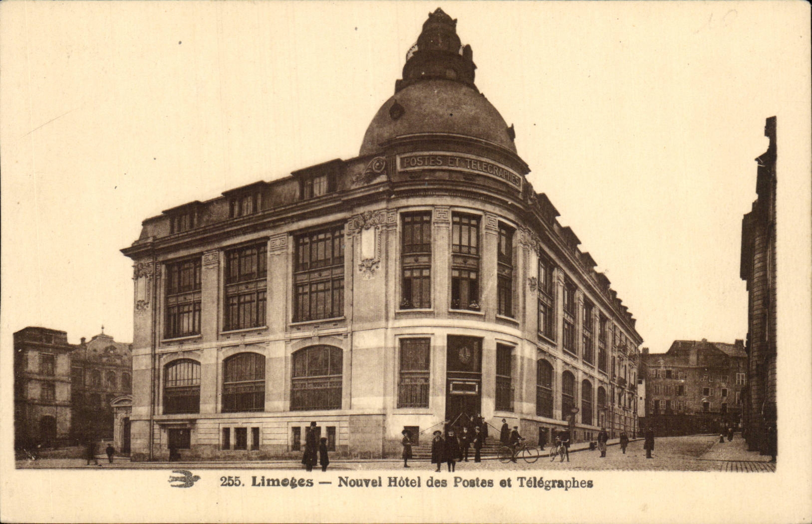 Limoges - New Post office building and Telegraphs - CPA