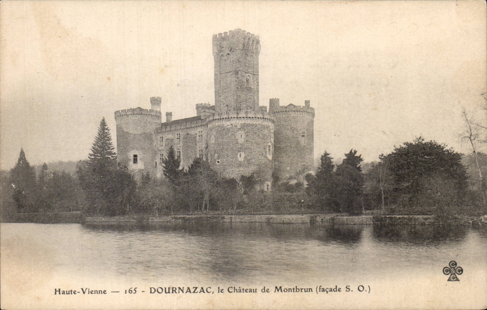 Dournazac - the Castle of Montbrun - CPA