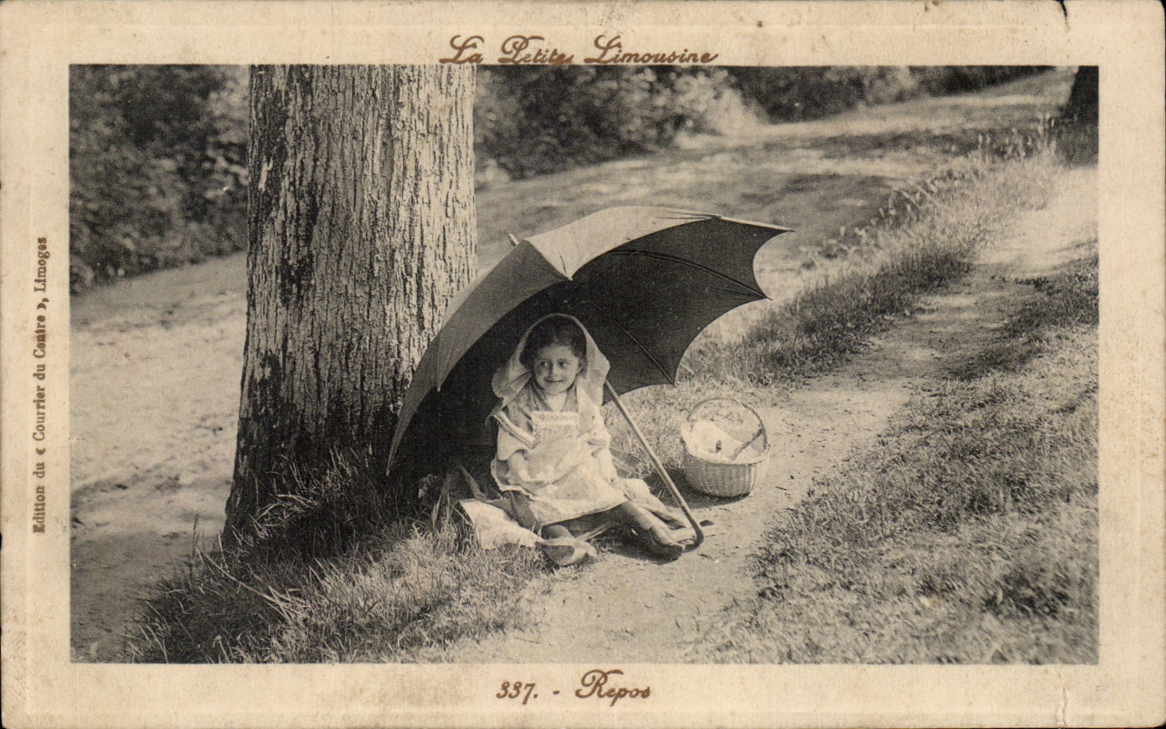 Phantasie - Kind - Rest - die kleine Limousine - CPA