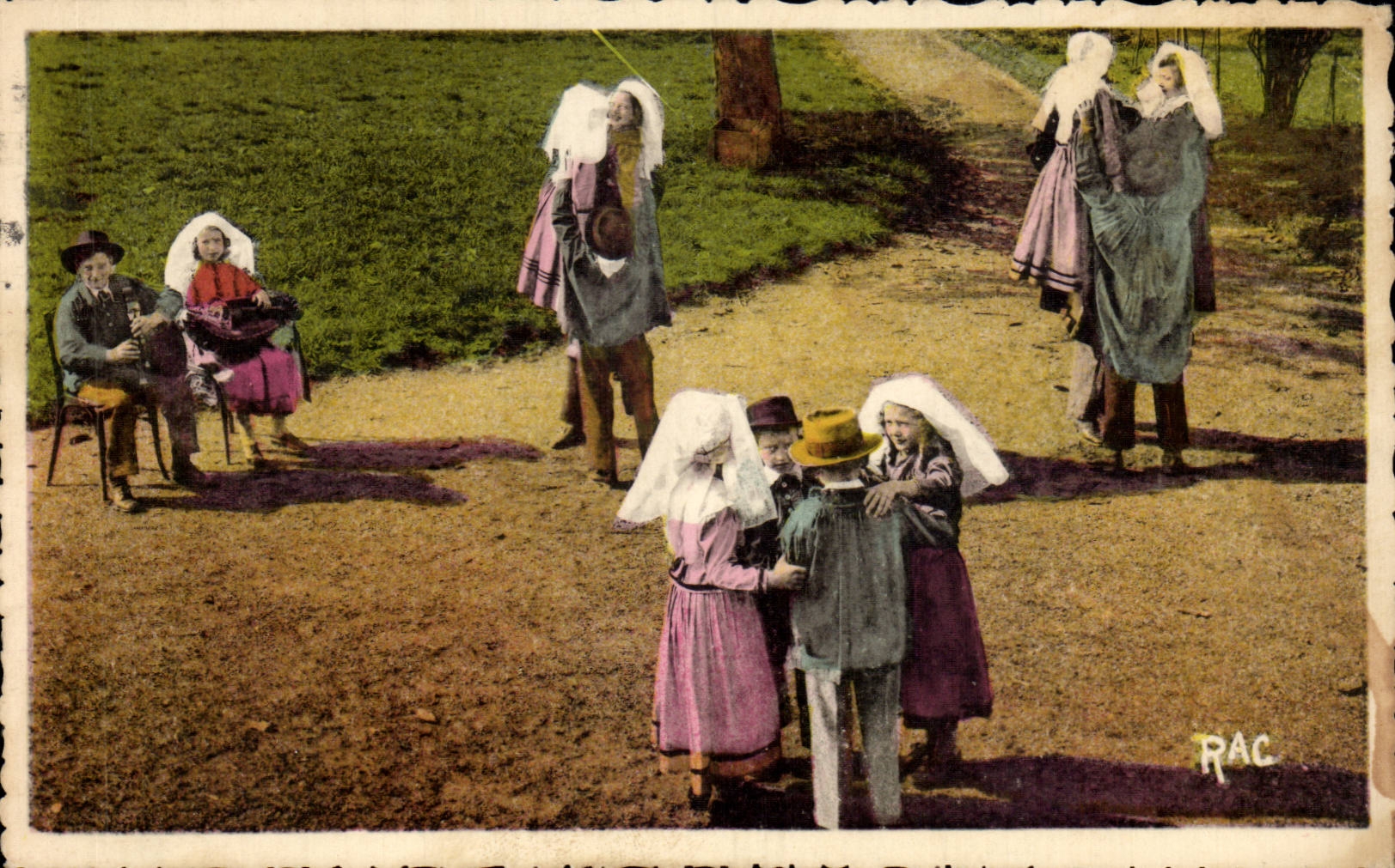 Folklore - Dances - Our Pretty Dances Limousines CPA