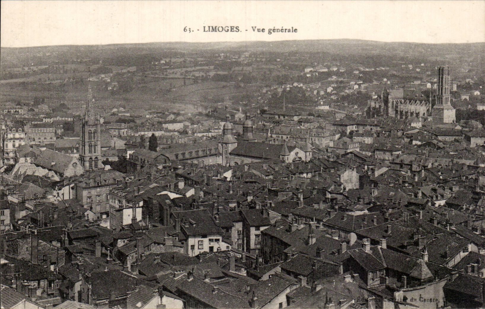 Limoges - View - CPA