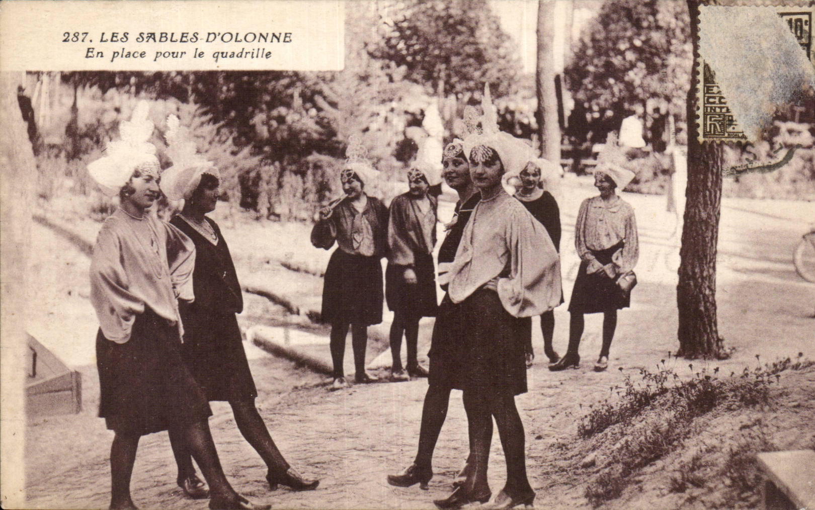 CPA Sande von olonne an der richtigen Stelle fur Quadrate (Folklorekostum)