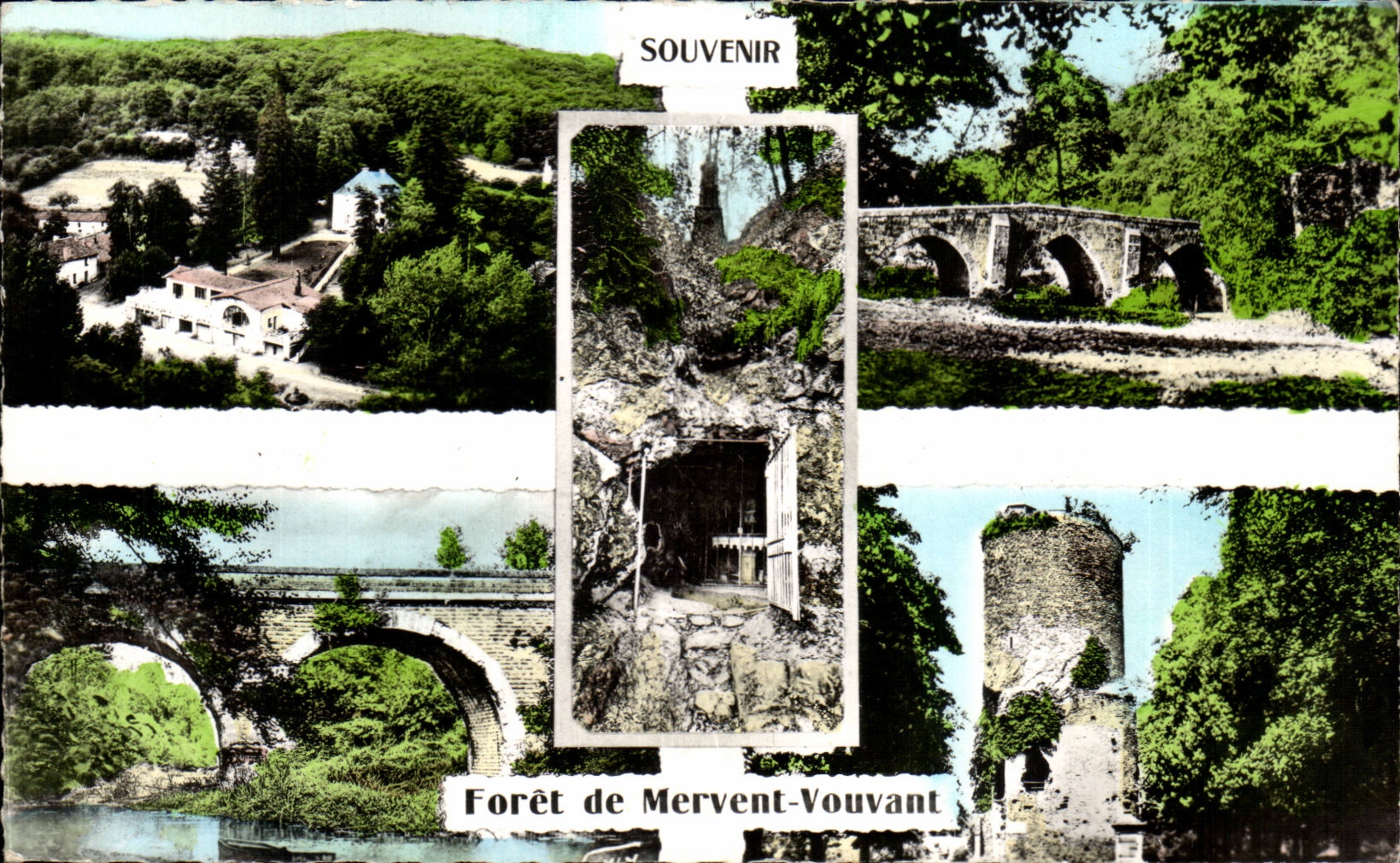CPSM Souvenir of Drill of Mervent Vouvant
